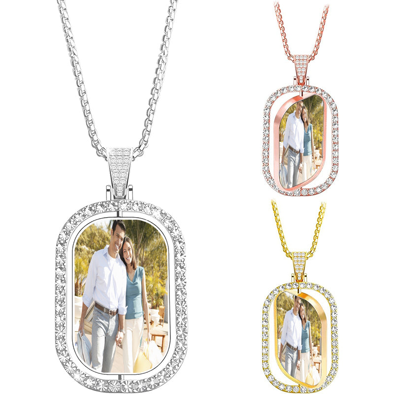 Layered Initial Necklaces for Women Trendy, Plated Brass Simple Moon Choker Square Letter Pendant Necklace, Paperclip Chain Necklaces Jewelry Gifts