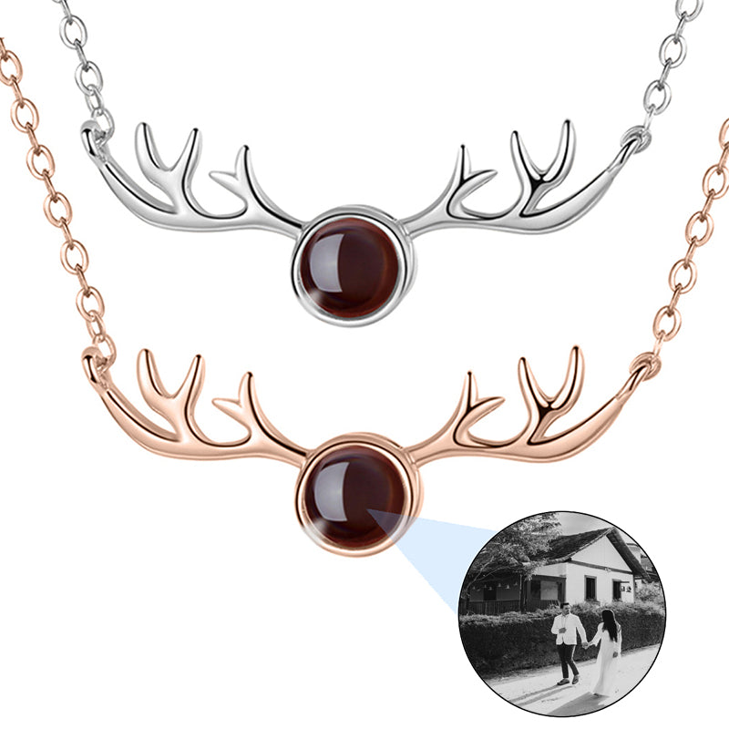 Hidden Photo Pendant Necklace, Heat Activated Picture Jewelry, Personalized Keepsake Gift for Him Her