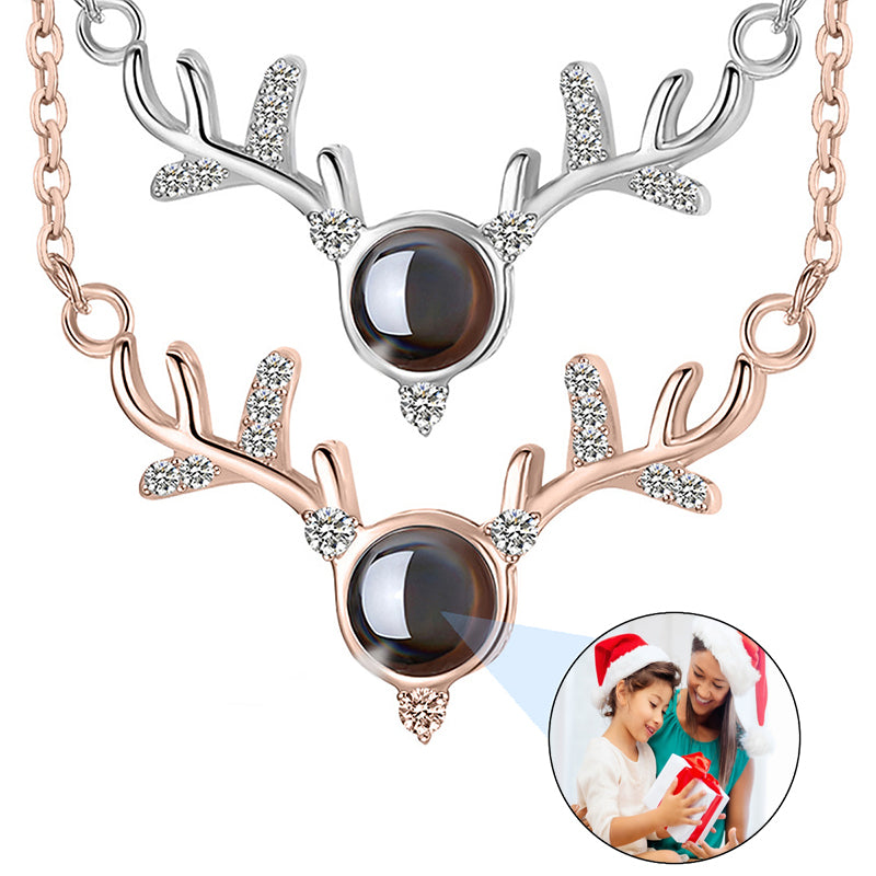 Custom Photo Projection Necklace, Picture Necklace, Memorial Photo Necklace, Personalized photo Necklace, Chrimas Gift for her, Mothers Day
