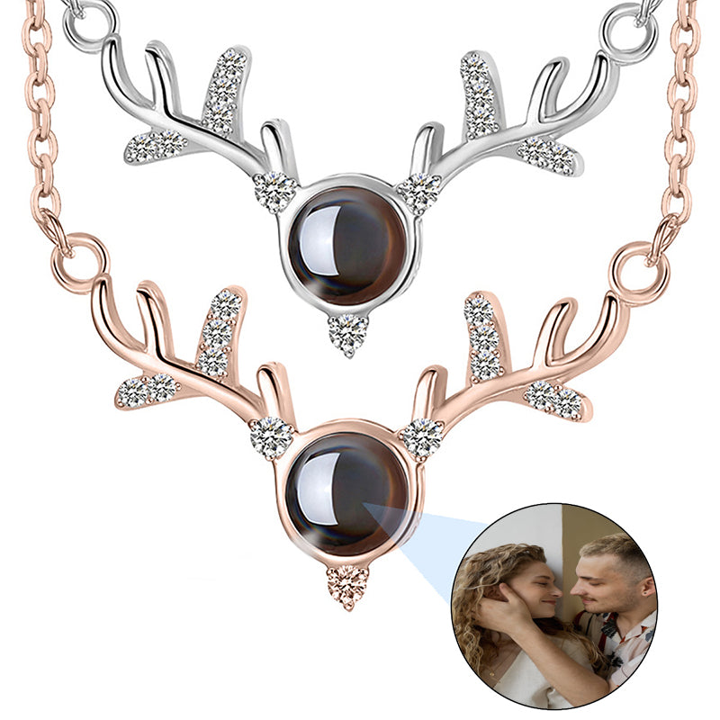 Custom Necklace With Photo Inside, Personalized Picture Projection Necklaces, Photo Camera Design Pendant Necklace, Customized Gifts for Girlfriend Mom Wife Lover Grandma Valentine Birthday