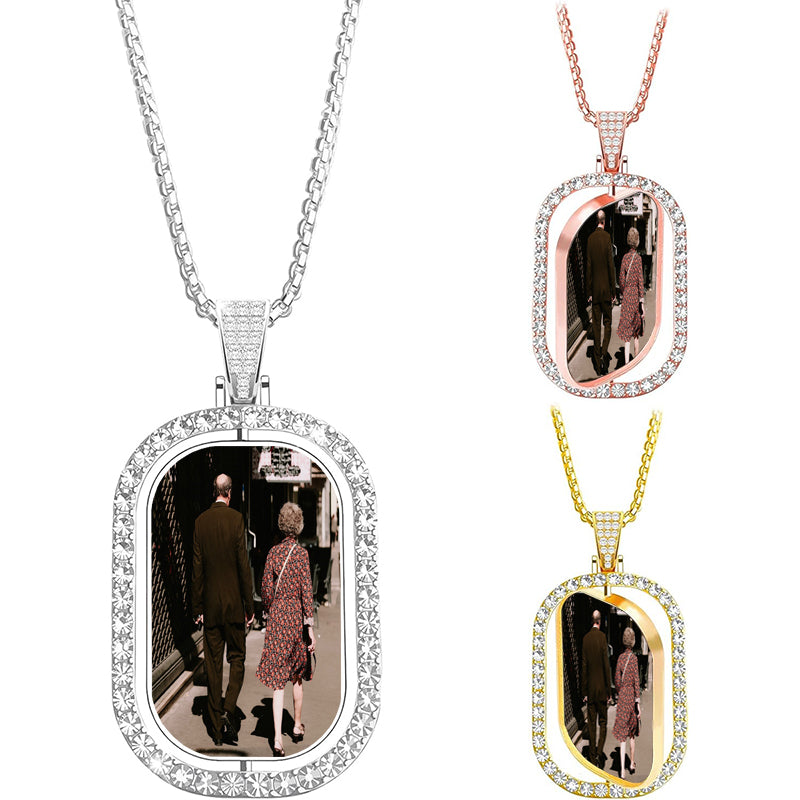 Custom Plated Name Necklace, Personalized Gift