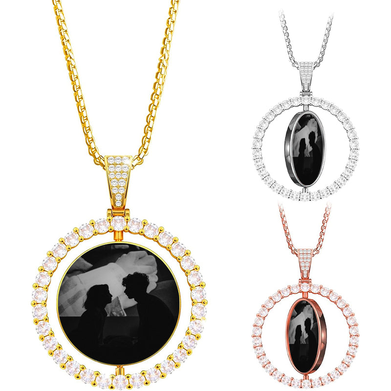 Black Bird Photo Pendant Necklace - Bird Lover Gift