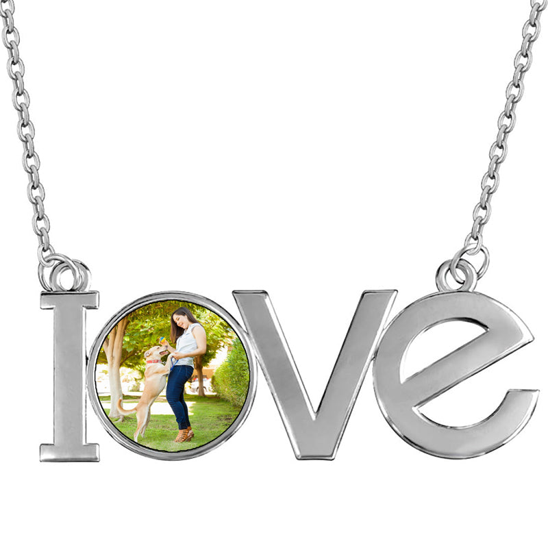 Name Necklace with Any Chain, Custom Name Necklace, Personalized Nameplate Necklace, Personalized Gifts for Her, Christmas Gifts