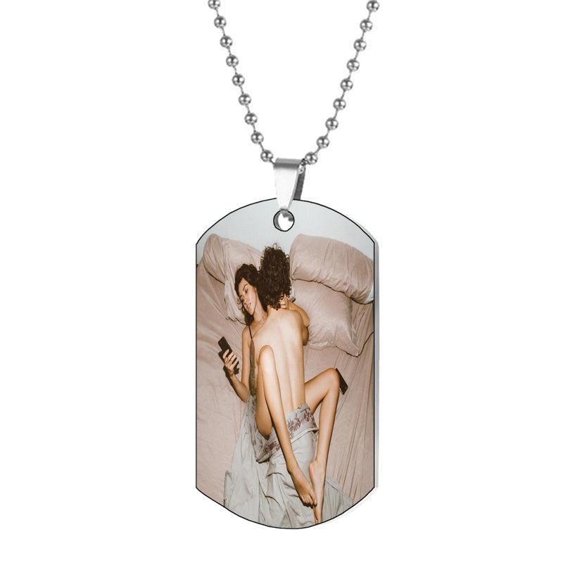 Chic and Modern Love Personalized Sterling Silver Name Necklace with 3 Customized Discs. Hand Finished and with a 925 Sterling Silver Heart. Choice of Chain. Gifts for Her, Mother, Grandmother, Wife