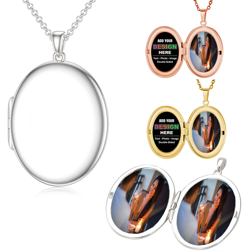 Double Plated Name Necklace | Nameplate Necklace | Custom Name Necklace | Double Nameplate | Personalized Necklace | Figaro Chain