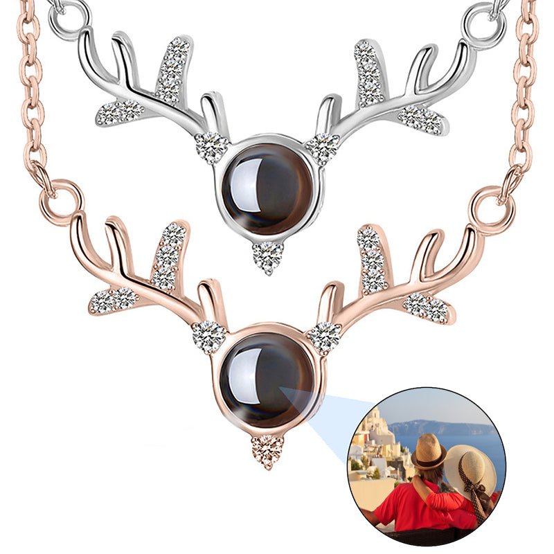 Custom Photo Projection Necklace, Picture Necklace, Memorial Photo Necklace, Personalized photo Necklace, Chrimas Gift for her, Mothers Day